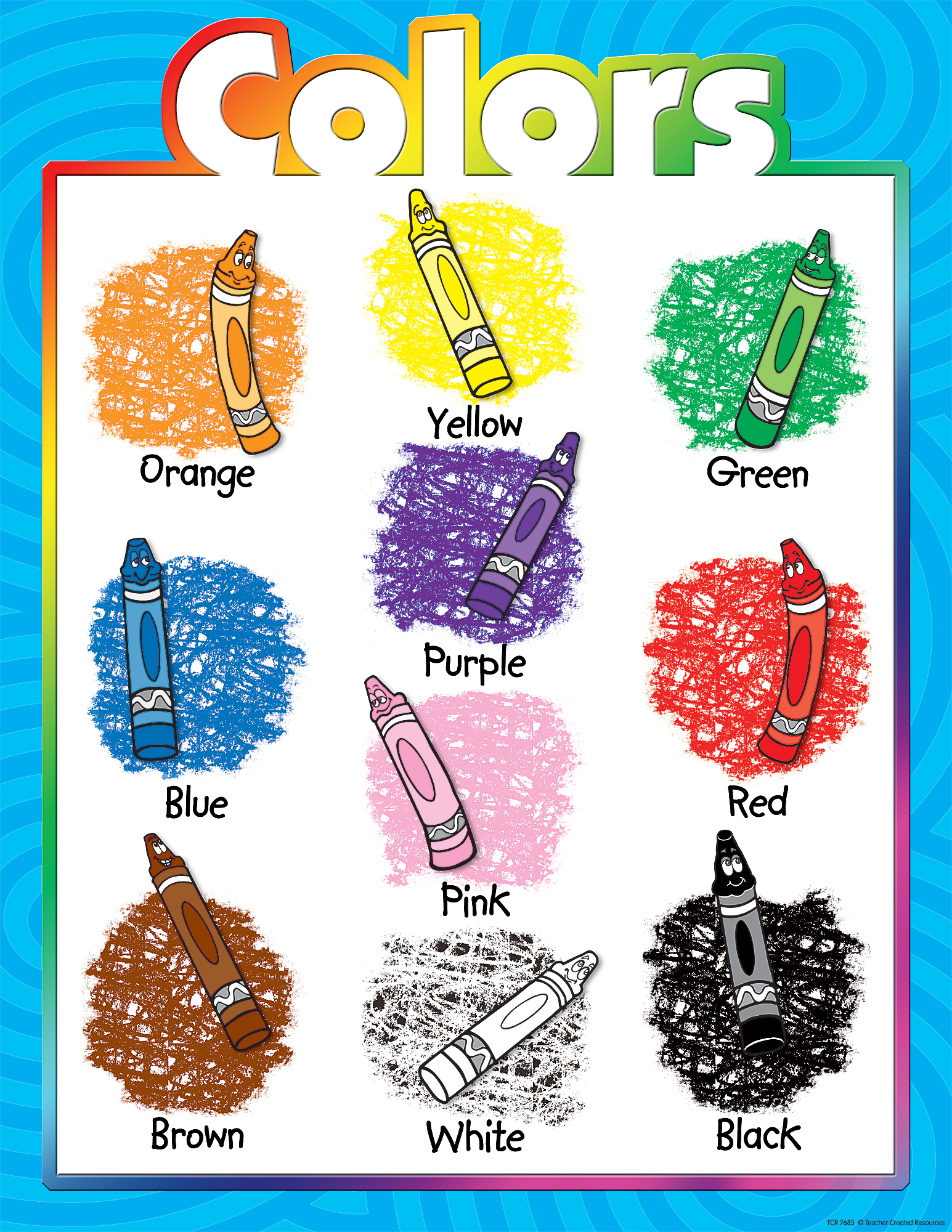 Colors Chart - TCR7685 | Teacher Created Resources