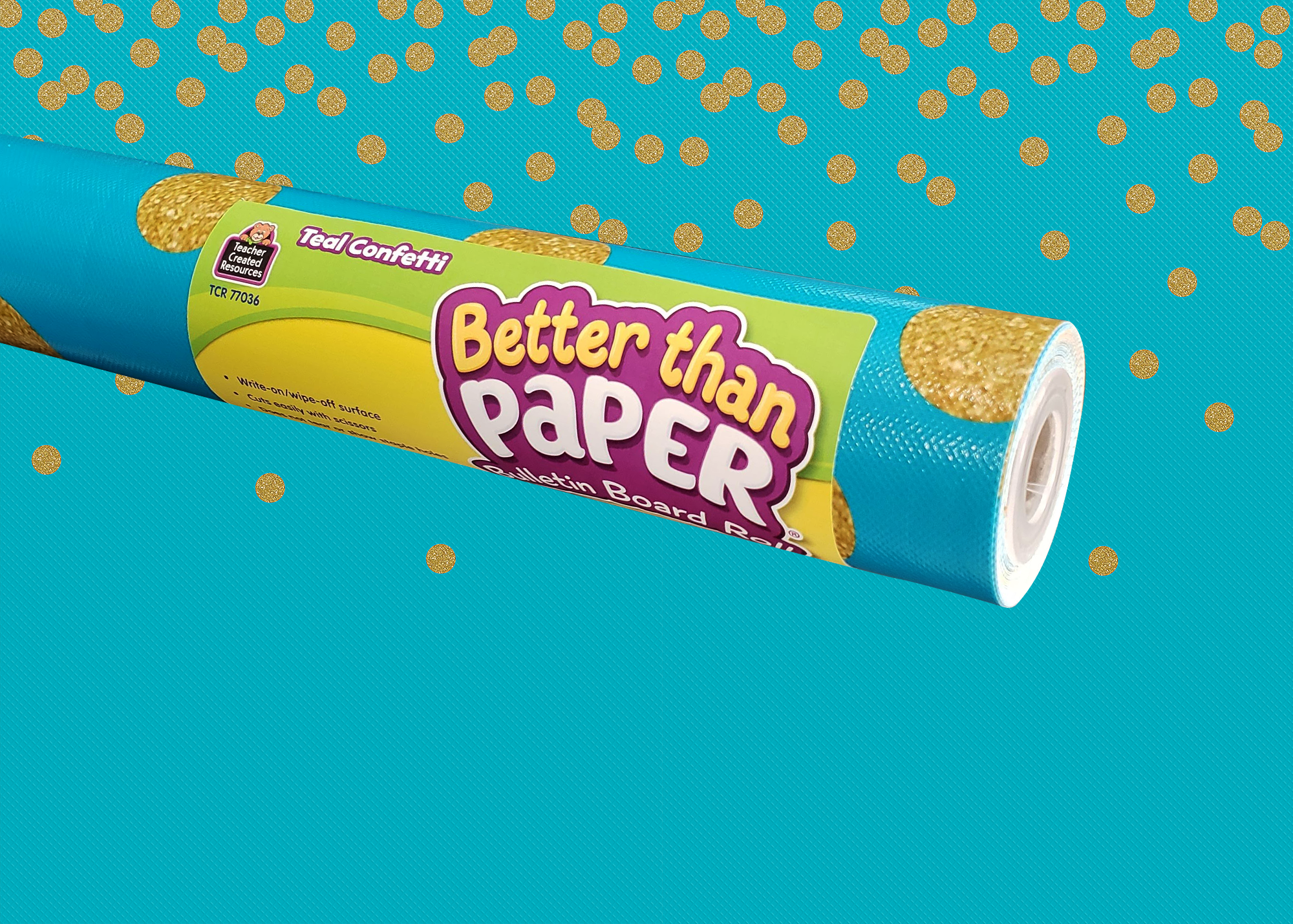 Confetti Better Than Paper Bulletin Board Roll