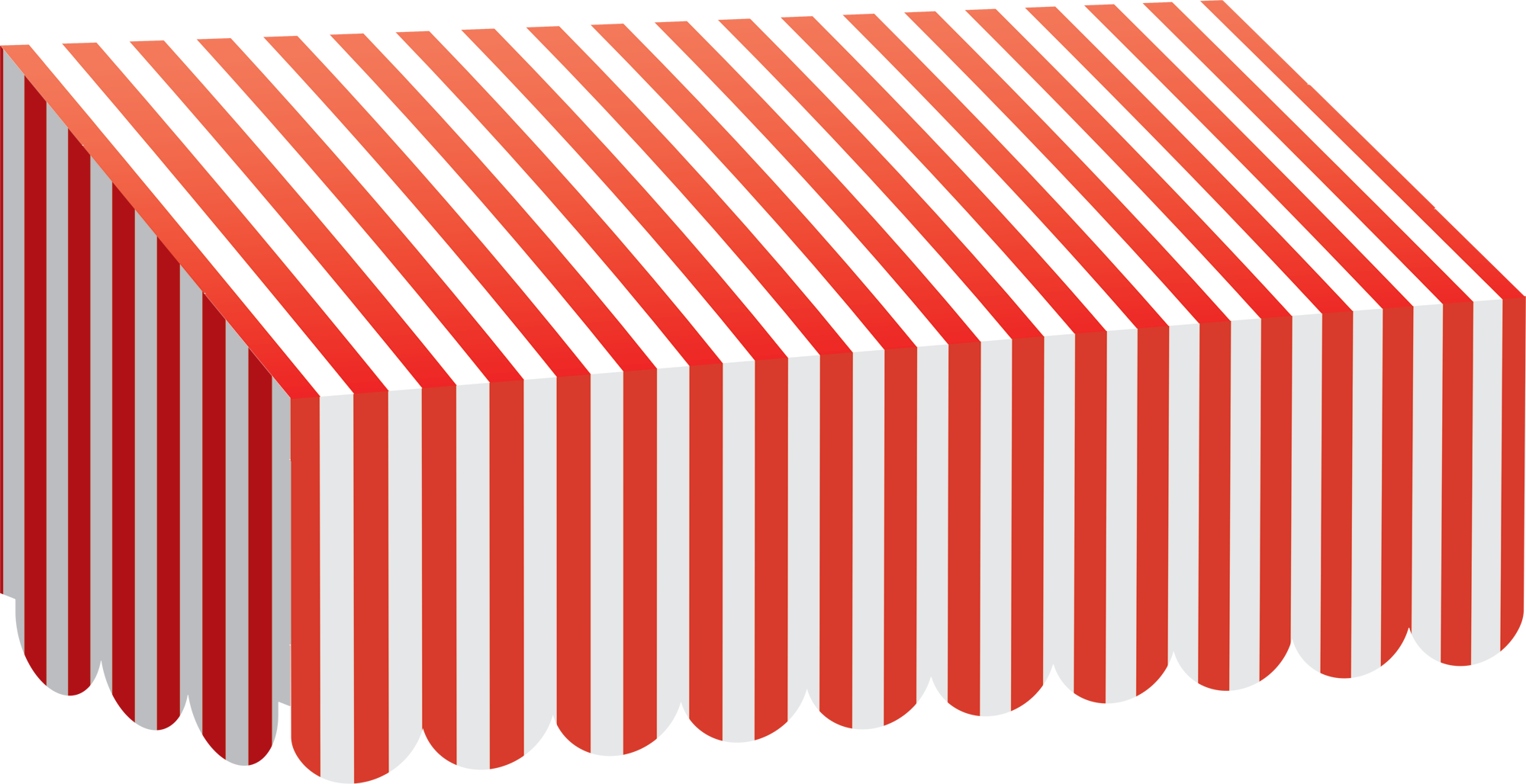 Red & White Stripes Awning - TCR77165 | Teacher Created Resources