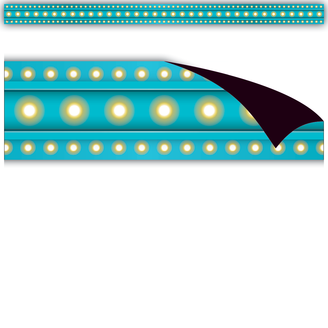 Light Blue Marquee Magnetic Strips - TCR77307, Teacher Created Resources