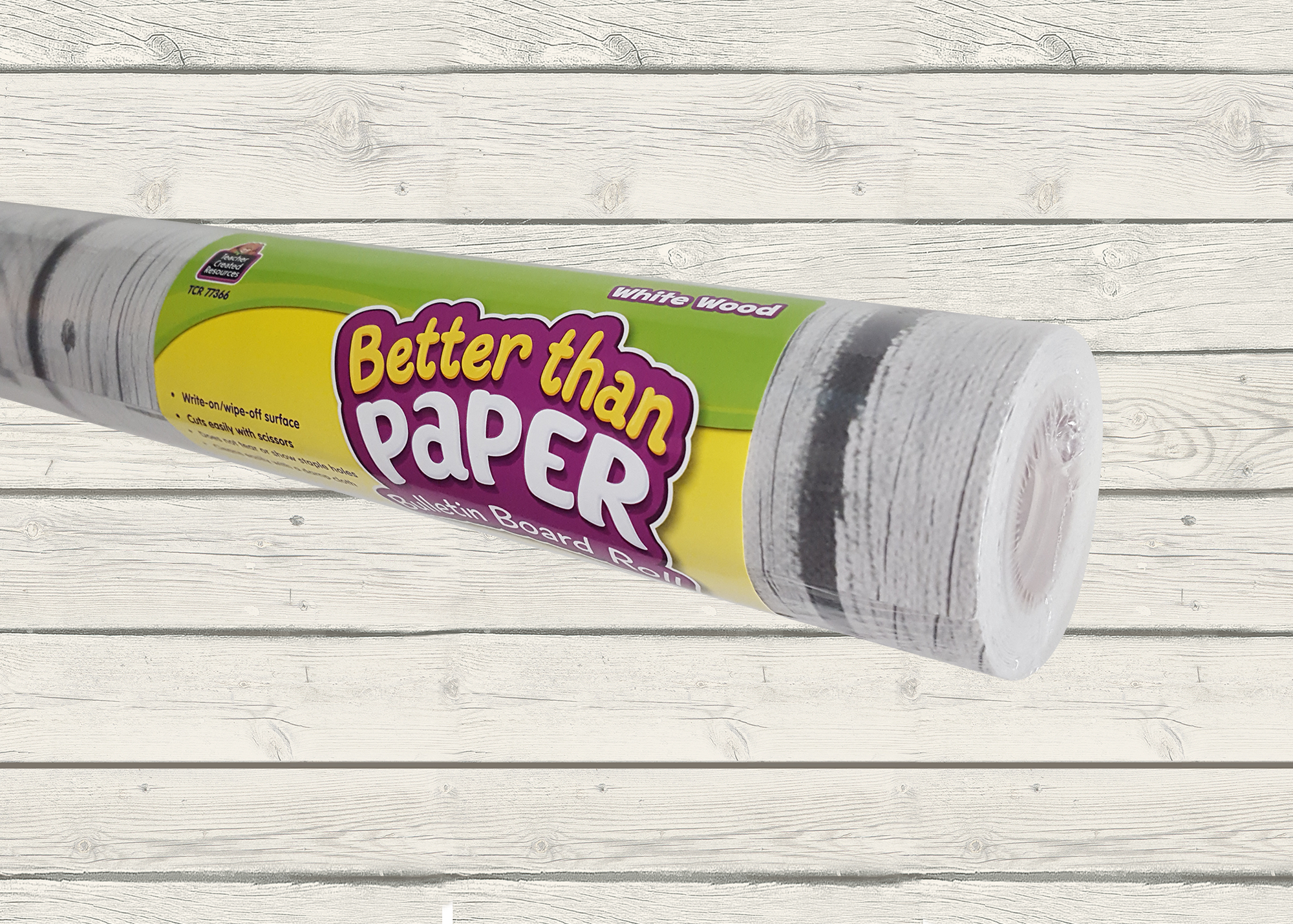 White Wood Better Than Paper Bulletin Board Roll