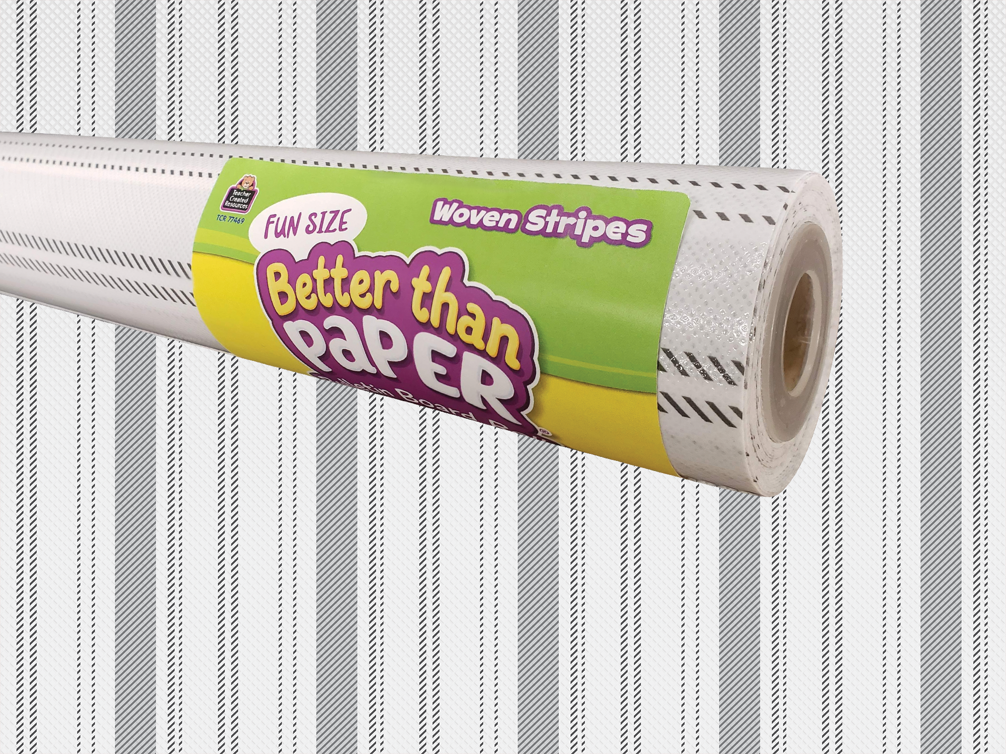 Fun Size Woven Stripes Better Than PaperÂ® Bulletin Board Roll
