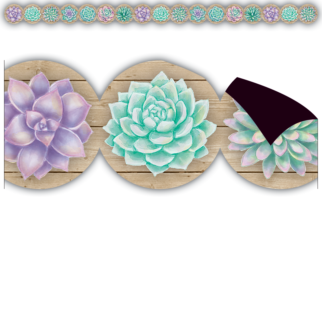 Rustic Bloom Magnetic Border - TCR77559 | Teacher Created Resources