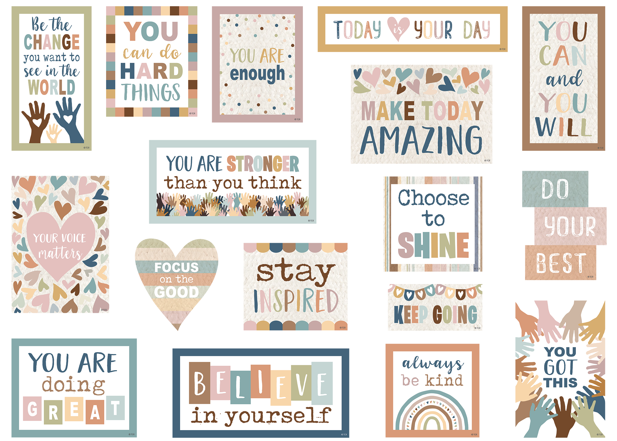 Everyone is Welcome Magnetic Positive Sayings - TCR77590 | Teacher ...