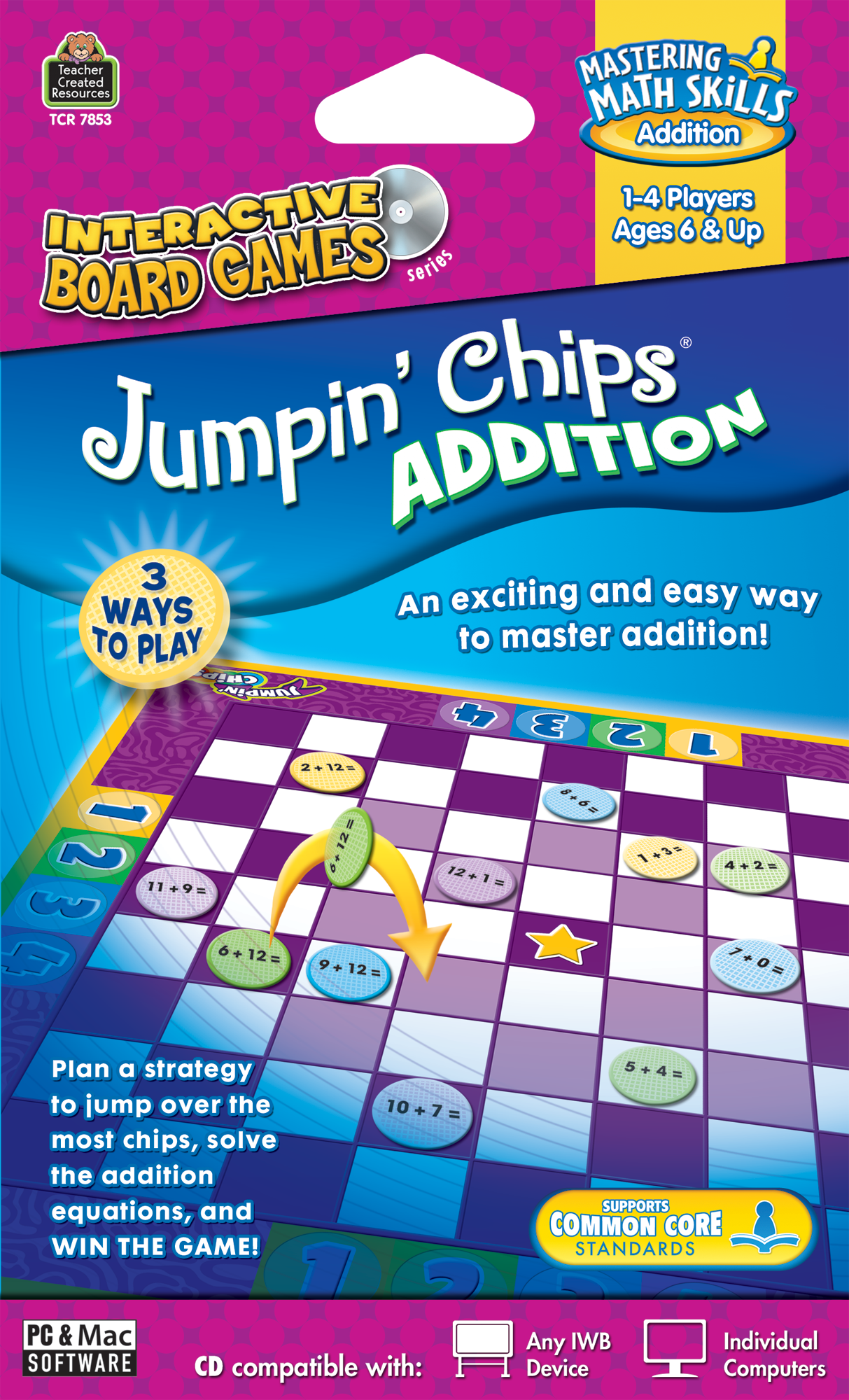 Jumpin Chips Computer Game: Addition - TCR7853 | Teacher Created Resources