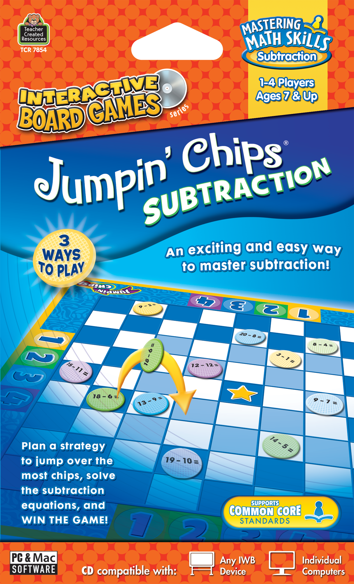 Jumpin Chips Computer Game: Subtraction - TCR7854 | Teacher Created ...