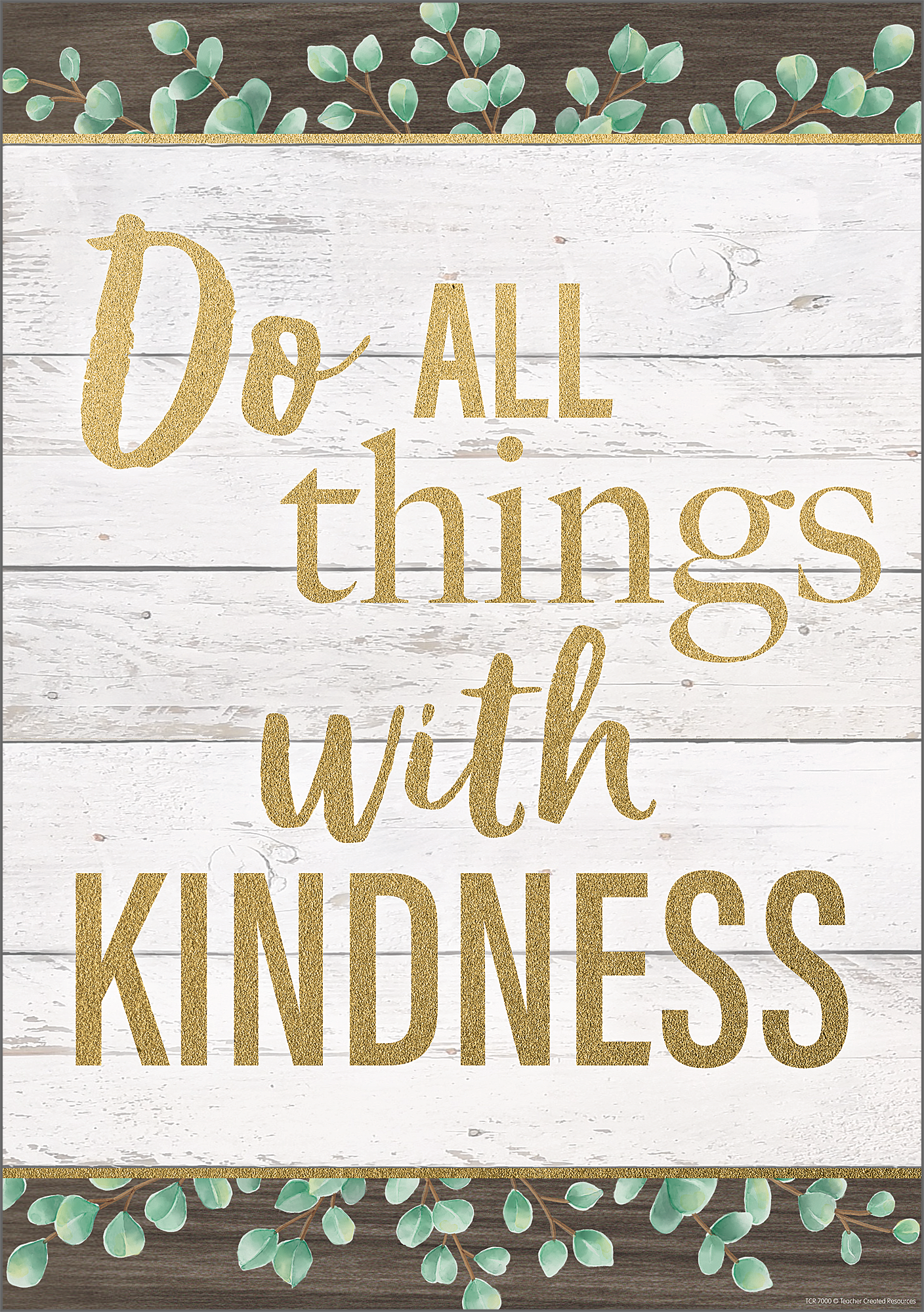 Do All Things With Kindness Positive Poster