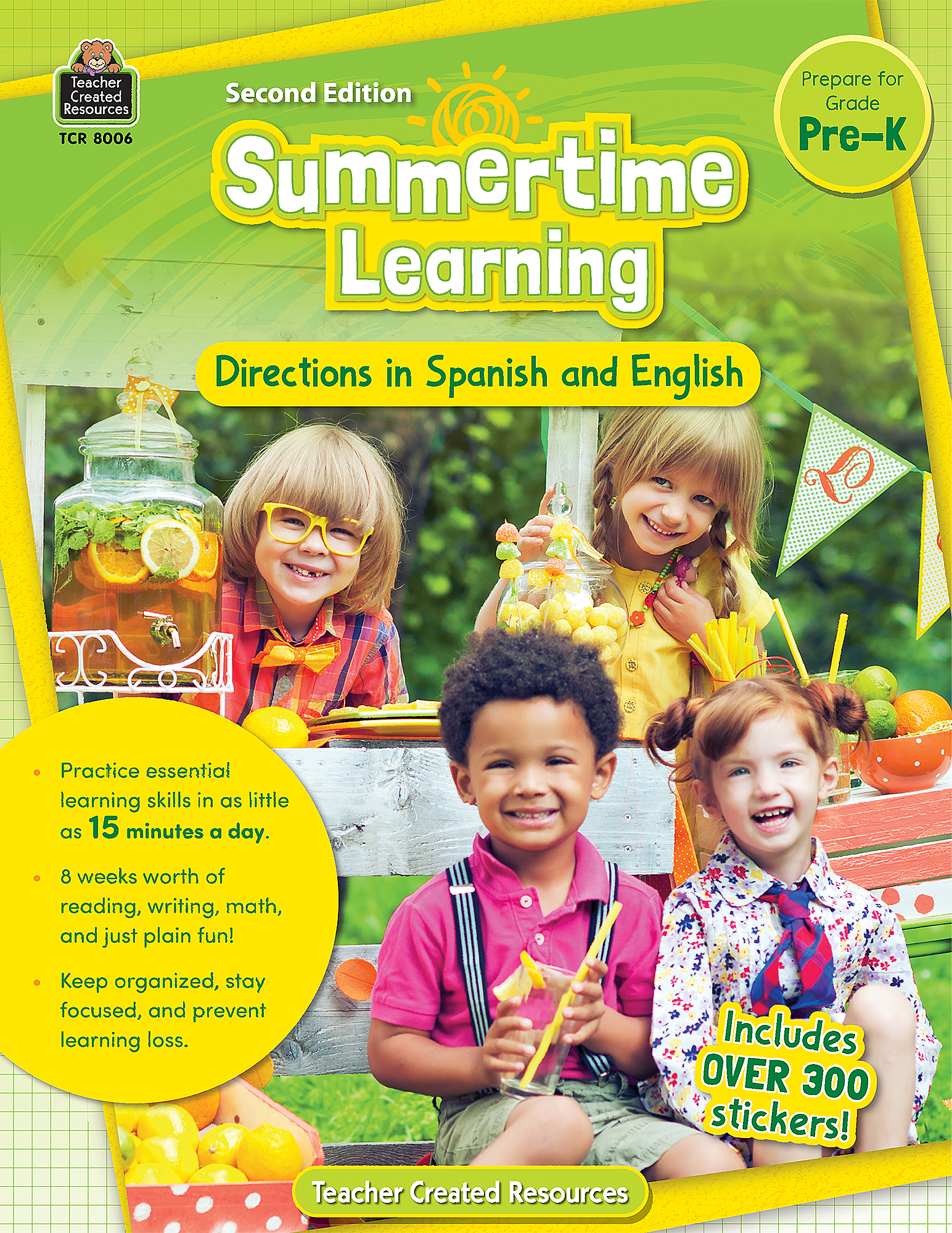 Summertime Learning PreK - Spanish Directions - TCR8006 | Teacher ...