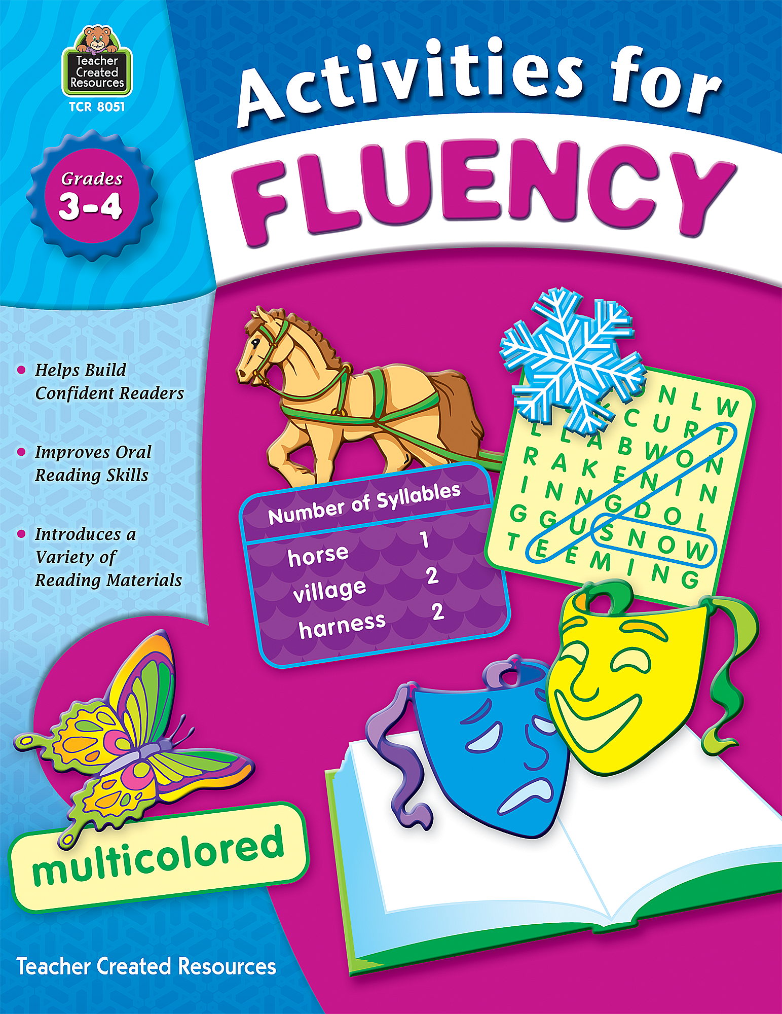 3-4　Activities　Teacher　Created　Resources　for　Grades　Fluency,　TCR8051