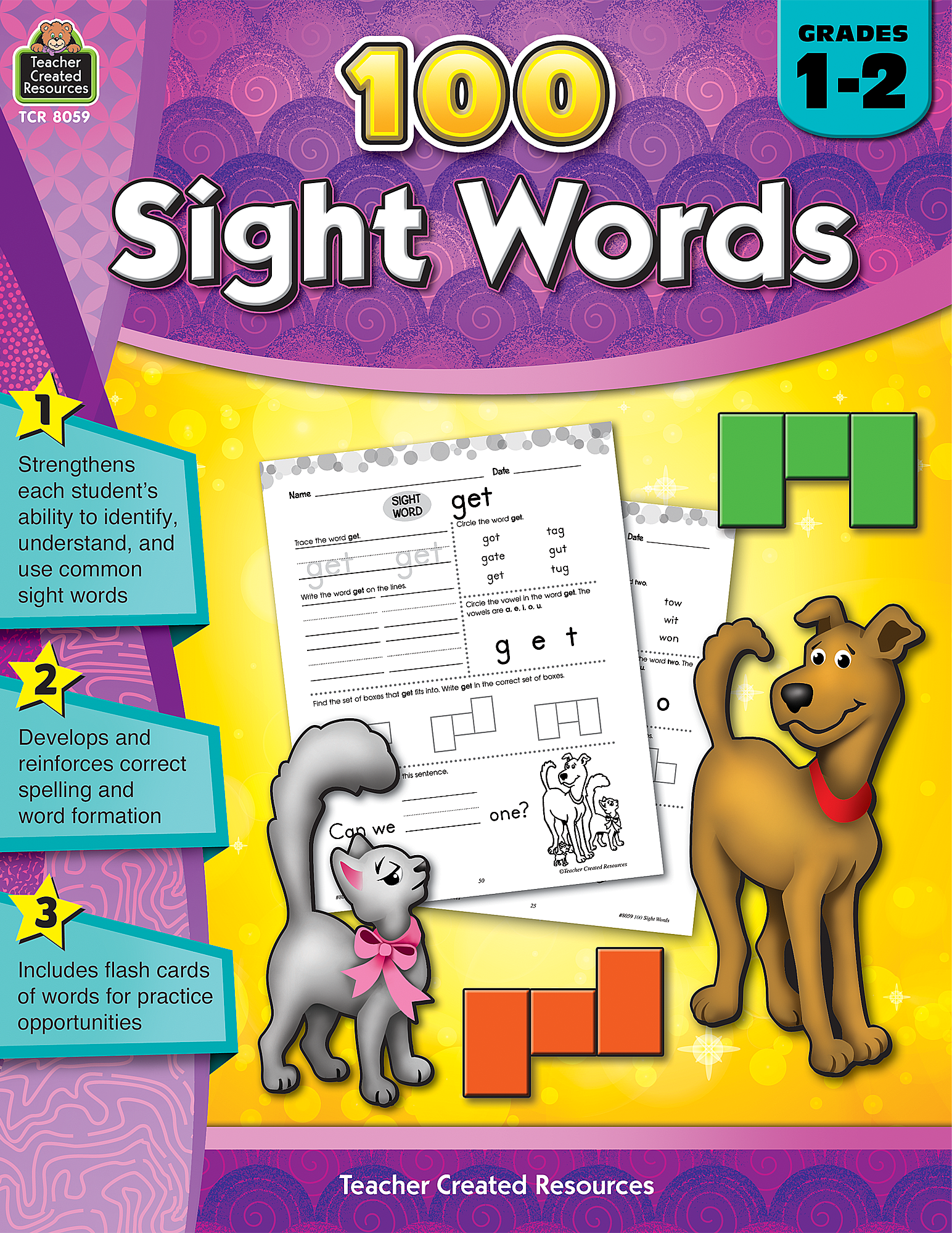 100 Sight Words Grades 1-2 - TCR8059 | Teacher Created Resources