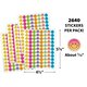 Brights 4Ever Smiley Mini Stickers Value Pack Alternate Image SIZE