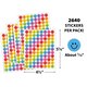 Colorful Smiles Mini Stickers Value Pack Alternate Image SIZE