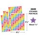 Colorful Star Smiles Mini Stickers Value Pack Alternate Image SIZE