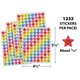Colorful Star Smiles Sparkle Mini Stickers Value Pack Alternate Image SIZE
