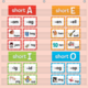 Blush 7 Pocket Chart Alternate Image A