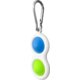 Fidget Popper Keychain - Blue/Green Alternate Image A