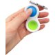 Fidget Popper Keychain - Blue/Green Alternate Image B