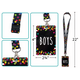 Confetti Hall Pass Lanyards Alternate Image SIZE