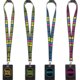 Chalkboard Brights Hall Pass Lanyards Alternate Image A