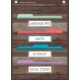 Dark Wood 10 Pocket File Storage Pocket Chart Alternate Image B