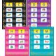 Confetti Colorful Magnetic Mini Pocket Charts Alternate Image A