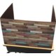 Reclaimed Wood Privacy Screen Alternate Image A