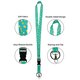 Teal Confetti Lanyard Alternate Image D