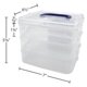 Clear Stackable Storage Containers Alternate Image SIZE