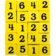 Foam Numbered Dice (numerals 1-6) Alternate Image B