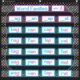 Chalkboard Brights 7 Pocket Chart Alternate Image A