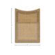 Burlap Magnetic Storage Pocket Alternate Image SIZE