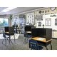 Chalkboard Brights Classroom Privacy Screen Alternate Image C