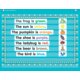 Light Blue Marquee Mini Pocket Chart Alternate Image A