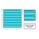 Light Blue Marquee 7 Pocket Chart Alternate Image SIZE