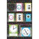 Chalkboard Brights 8 Pocket Small Storage Pocket Chart Alternate Image B