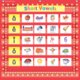 Red Marquee 7 Pocket Chart Alternate Image A
