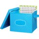 Aqua Polka Dots Storage Box Alternate Image A