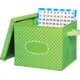 Lime Polka Dots Storage Box Alternate Image A