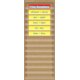 Burlap 14 Pocket Chart Alternate Image A