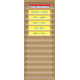 Burlap 14 Pocket Chart Alternate Image A