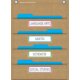 Burlap 10 Pocket File Storage Pocket Chart Alternate Image B