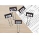 Chalkboard Brights Days of the Week Large Binder Clips Alternate Image A