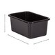 Black Small Plastic Storage Bin 6 Pack Alternate Image SIZE