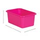 Pink Small Plastic Storage Bin 6 Pack Alternate Image SIZE