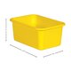 Yellow Small Plastic Storage Bin 6 Pack Alternate Image SIZE