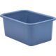 Slate Blue Small Plastic Storage Bin 6 Pack Alternate Image A