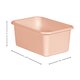 Blush Small Plastic Storage Bin 6 Pack Alternate Image SIZE