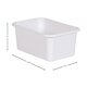 White Small Plastic Storage Bin 6 Pack Alternate Image SIZE