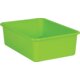 Lime Large Plastic Storage Bin 6 pack Alternate Image A