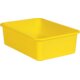 Yellow Large Plastic Storage Bin 6 Pack Alternate Image A